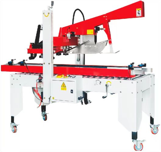 How does the automatic folding and sealing machine work?